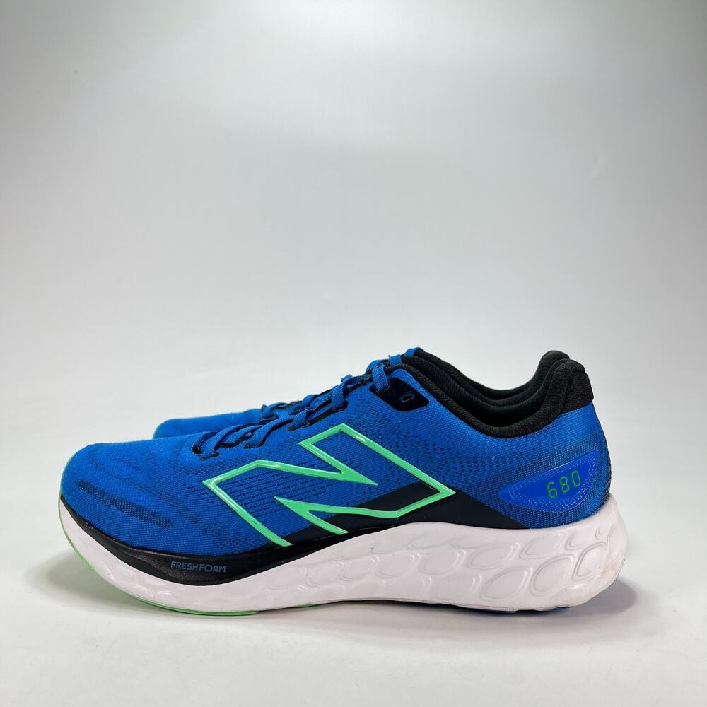 New Balance Fresh Foam 680v8 Blue Running Shoes Sneakers M680LB8 Men's Size 10 - Picture 3 of 10